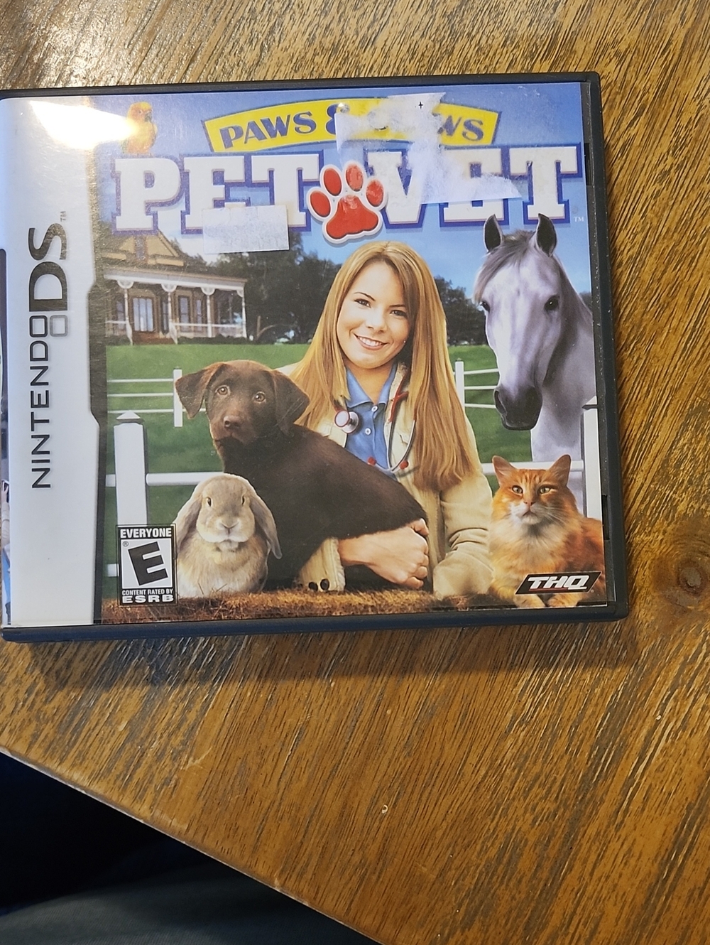 HQ Paws & Claws Pet Vet Video Game - Blue Artwork
